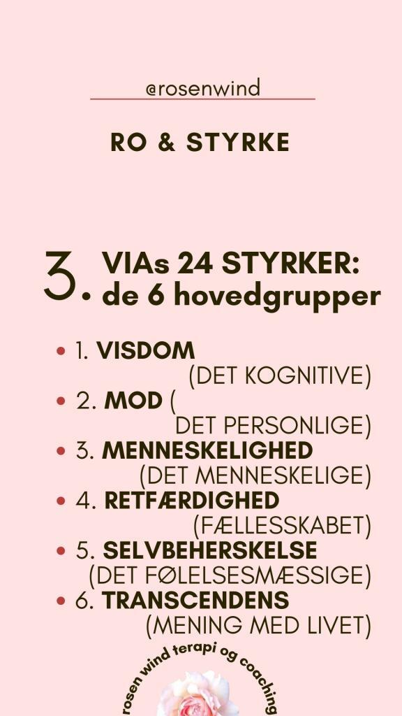 Terapiordbogen VIAs 24 styrker