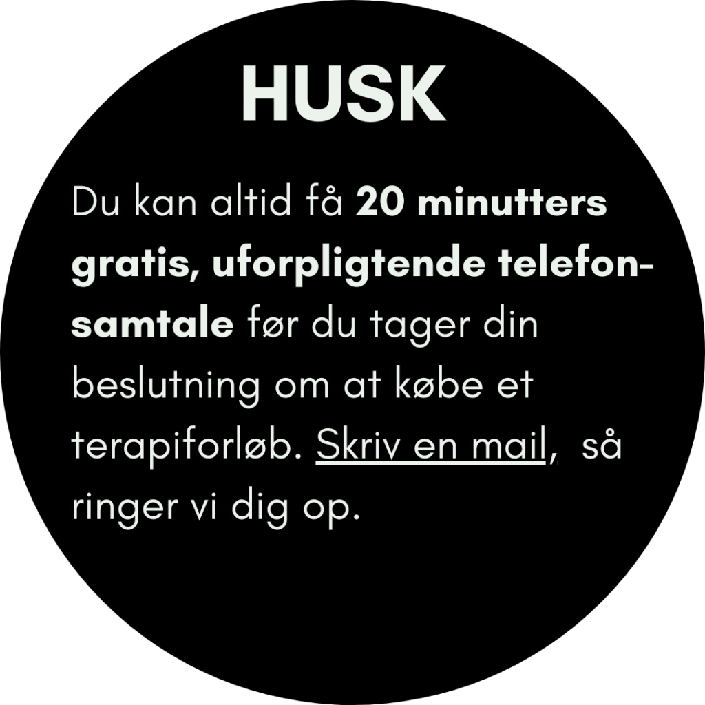 Cirkel med tekst Book et forløb tekst Husk