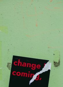 Frygt for forandring Photo Markus Spiske on Unsplash