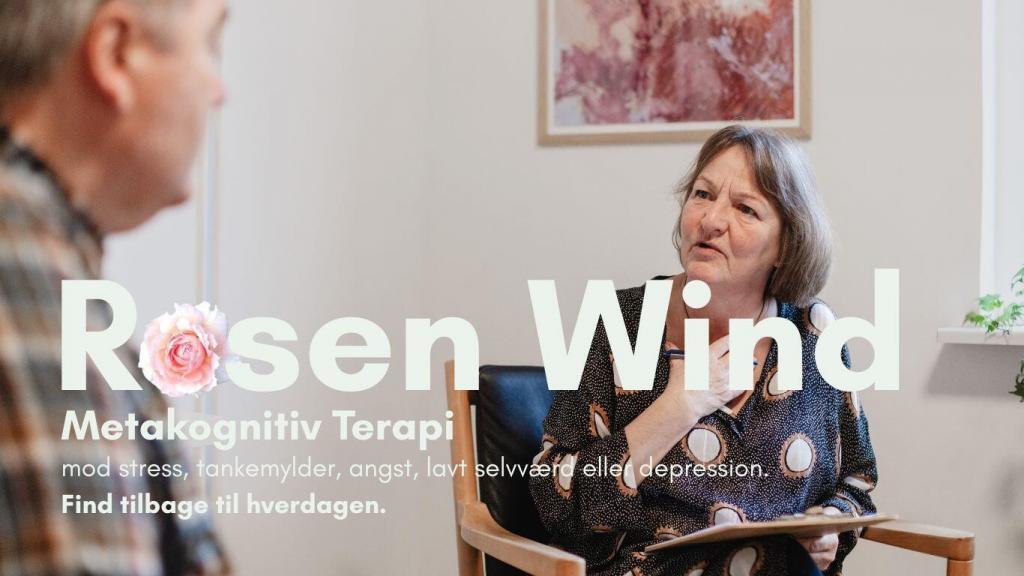 Rosen Wind Metakognitiv Terapi med fokus på at afhælpe tankemylder, stress, angst eller depression og at hjælpe dig tilbage til din hverdag.