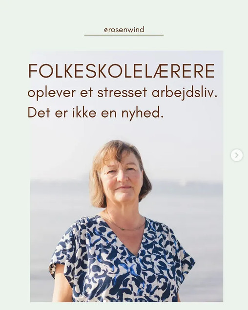 https://www.instagram.com/rosenwind__/p/Dc_MXfNDeKR/ Folkeskolelærere oplever et stresset arbejdsliv. Det er ikke en nyhed.